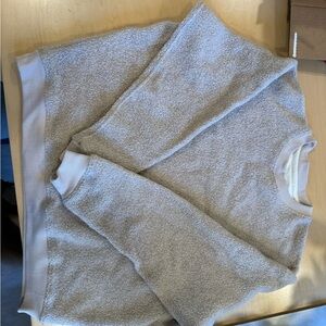Outdoor Voices Light Gray Women's Crew Neck Sweater